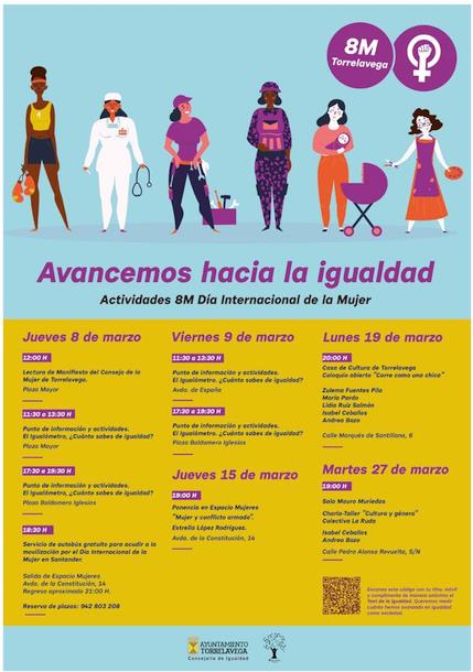 Torrelavega celebra el Día Internacional de la Mujer con actividades que se prolongarán durante todo marzo