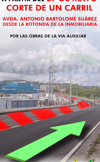 Cambios en el tráfico en el Arco Norte del Bulevar Ronda debido a las obras de la vía auxiliar