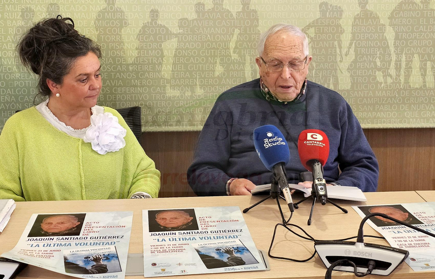 Joaquín Santiago presenta su libro ‘La última voluntad’ el 21 de junio en la Casa de Cultura