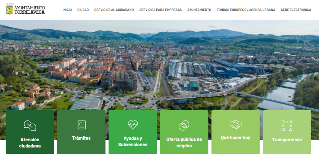 Torrelavega renueva su página web municipal