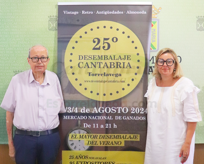 Josep María Camps y Cristina García Viñas - El MNG acoge, del 2 al 4 de agosto, la feria ‘Desembalaje Cantabria’, que llega a su 25ª edición