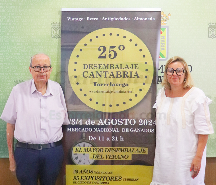 Josep María Camps y Cristina García Viñas - El MNG acoge, del 2 al 4 de agosto, la feria ‘Desembalaje Cantabria’, que llega a su 25ª edición