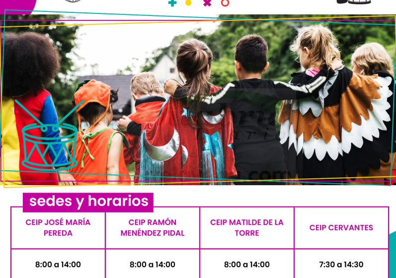 ‘Abierto en Vacaciones. Carnaval 2025’ oferta 80 plazas en cuatro colegios de Torrelavega