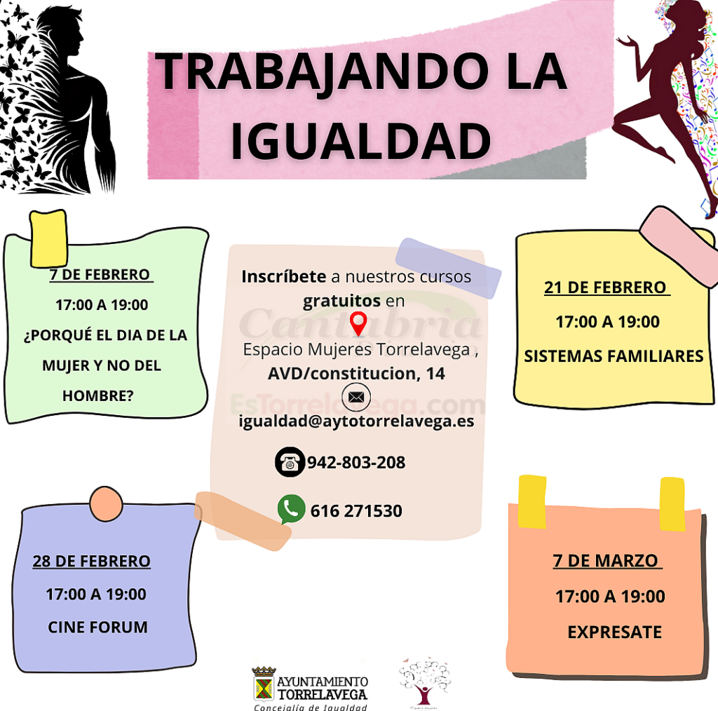 Nuevo ciclo de actividades en Espacio Mujeres para promover la igualdad de género