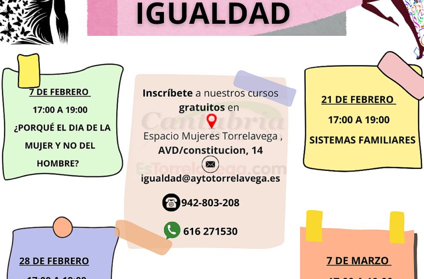 Nuevo ciclo de actividades en Espacio Mujeres para promover la igualdad de género