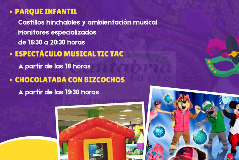 Polanco celebrará su Carnaval infantil el próximo viernes 28 de febrero